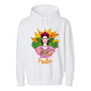 Frida Kahlo Garment-Dyed Fleece Hoodie