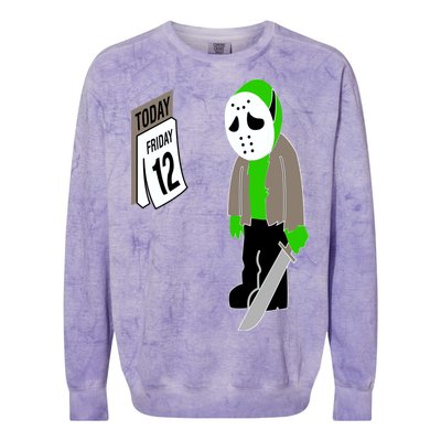 Friday The 12th Colorblast Crewneck Sweatshirt