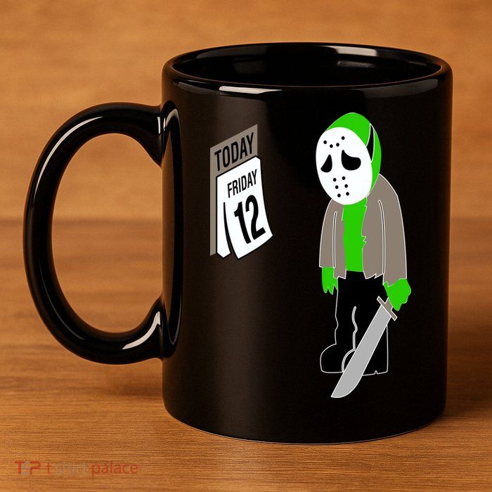 Friday The 12th 11oz C Handle Ceramic Mug