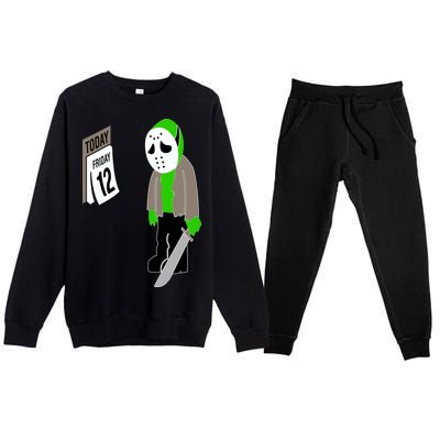 Friday The 12th Premium Crewneck Sweatsuit Set