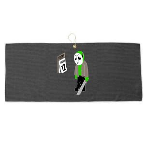 Friday The 12th Large Microfiber Waffle Golf Towel