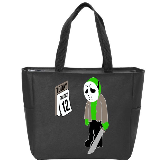 Friday The 12th Zip Tote Bag