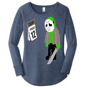 Friday The 12th Women's Perfect Tri Tunic Long Sleeve Shirt