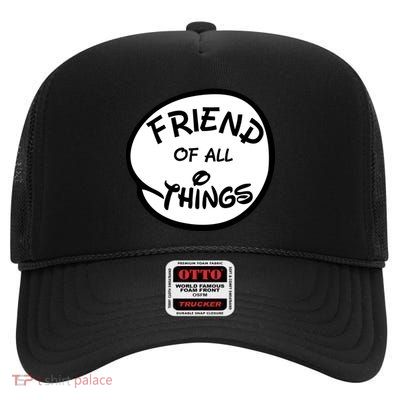 Friend of all Things High Crown Mesh Back Trucker Hat
