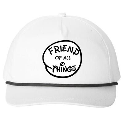 Friend of all Things Snapback Five-Panel Rope Hat