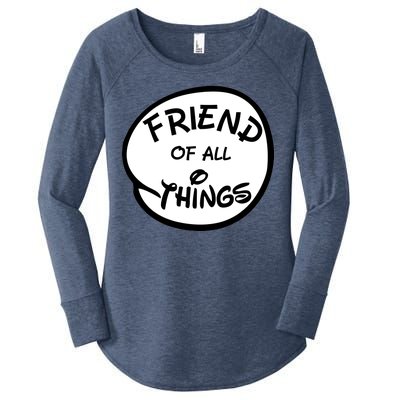 Friend of all Things Women's Perfect Tri Tunic Long Sleeve Shirt