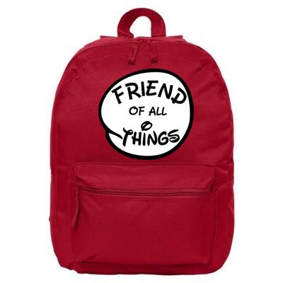 Friend of all Things 16 in Basic Backpack