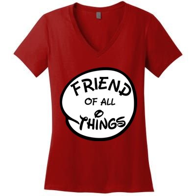 Friend of all Things Women's V-Neck T-Shirt