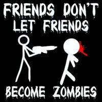 Friends Don't Let Friends Become Zombies Backpack