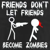 Friends Don't Let Friends Become Zombies 25L Jumbo Tote