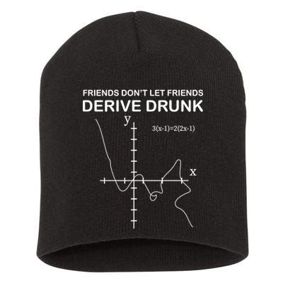 Friends Don't Let Friends Derive Drunk Short Acrylic Beanie