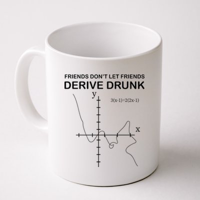 Friends Don't Let Friends Derive Drunk Coffee Mug