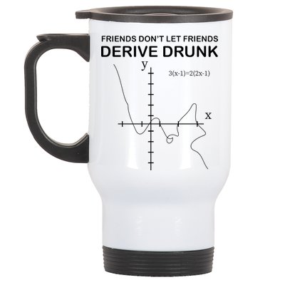 Friends Don't Let Friends Derive Drunk Stainless Steel Travel Mug