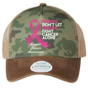 Friends Don't let Friends Fight Breast Cancer Alone Legacy Tie Dye Trucker Hat