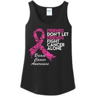 Friends Don't let Friends Fight Breast Cancer Alone Ladies Essential Tank