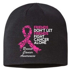 Friends Don't let Friends Fight Breast Cancer Alone Sustainable Beanie