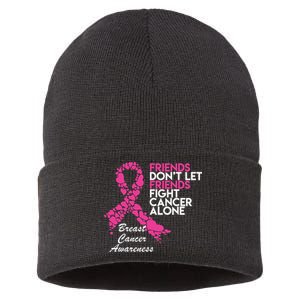 Friends Don't let Friends Fight Breast Cancer Alone Sustainable Knit Beanie