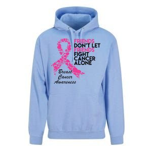 Friends Don't let Friends Fight Breast Cancer Alone Unisex Surf Hoodie