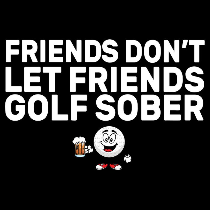 Friends Don't Let Friends Golf Sober Wool Snapback Cap