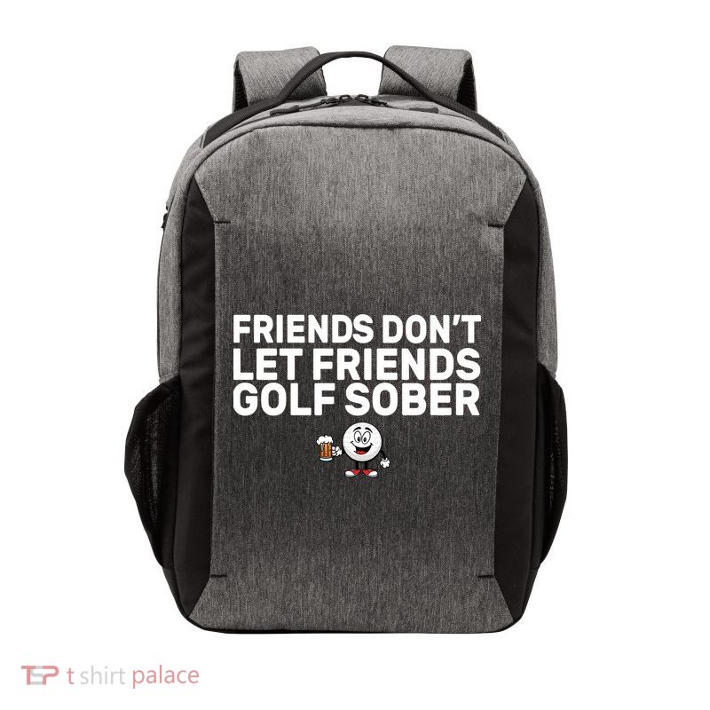 Friends Don't Let Friends Golf Sober Vector Backpack