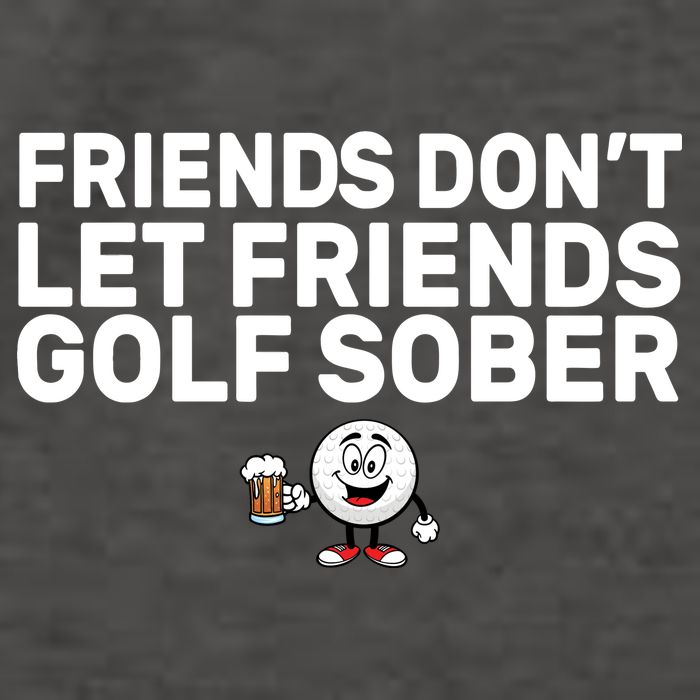 Friends Don't Let Friends Golf Sober Vector Backpack