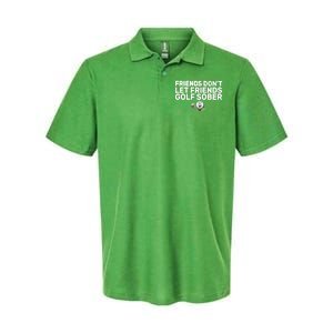 Friends Don't Let Friends Golf Sober Softstyle Adult Sport Polo