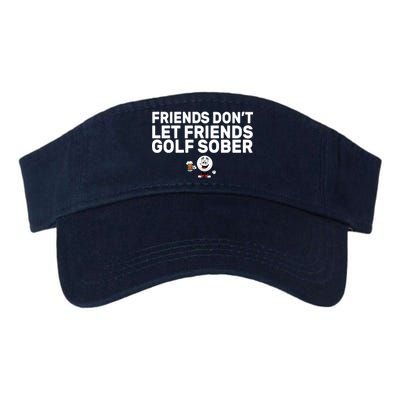 Friends Don't Let Friends Golf Sober Valucap Bio-Washed Visor