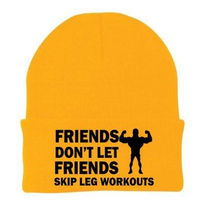 Friends Don't Let Friends Skip Leg Workouts Knit Cap Winter Beanie