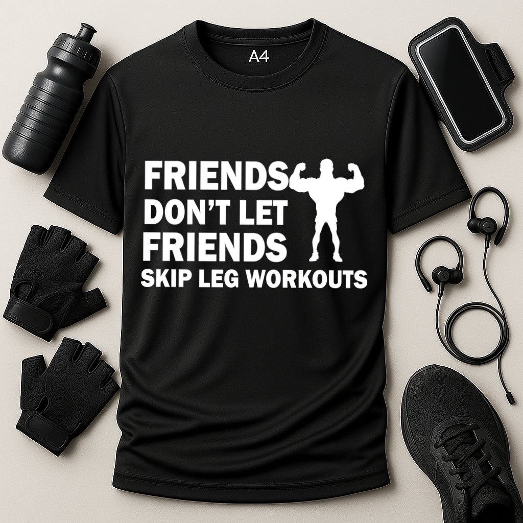 Friends Don't Let Friends Skip Leg Workouts Cooling Performance Crew T-Shirt