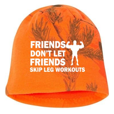 Friends Don't Let Friends Skip Leg Workouts Kati - Camo Knit Beanie