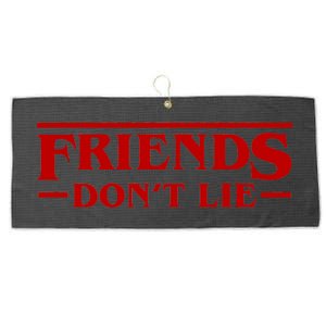 Friends Dont Lie Large Microfiber Waffle Golf Towel