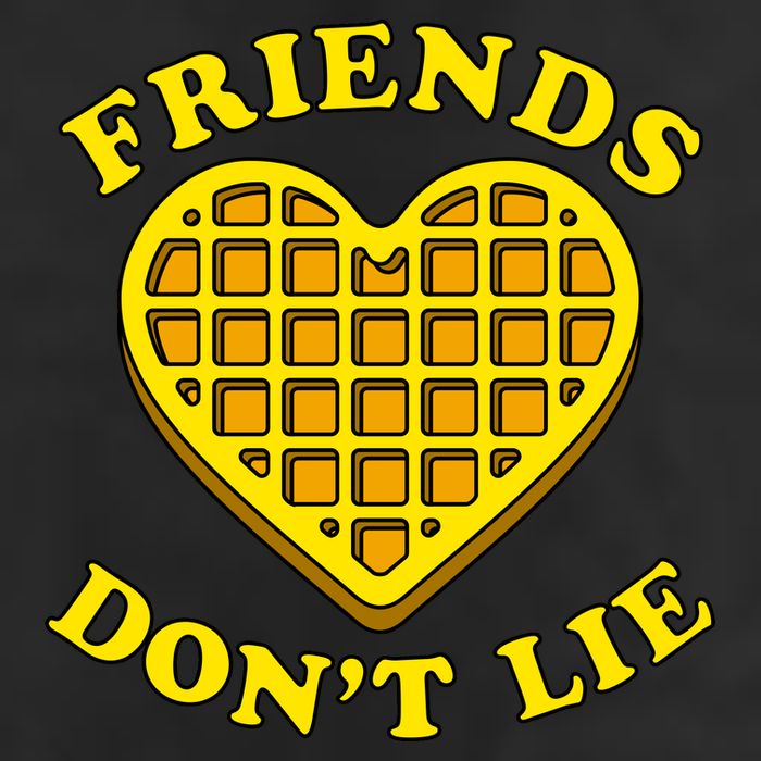 Friends Dont Lie Waffle Heart Cool Comfort Performance Bucket Hat