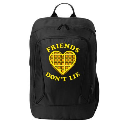 Friends Dont Lie Waffle Heart City Backpack