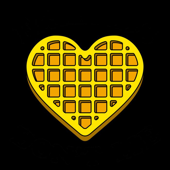 Friends Dont Lie Waffle Heart Mug