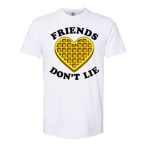 Friends Dont Lie Waffle Heart Softstyle CVC T-Shirt