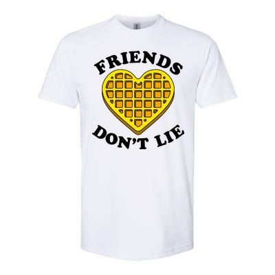 Friends Dont Lie Waffle Heart Softstyle® CVC T-Shirt