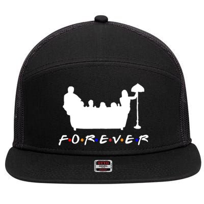 Friends Forever 7 Panel Mesh Trucker Snapback Hat