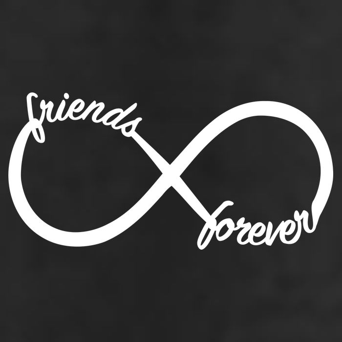 Friends Forever Infinity Symbol Adult Drive Performance Visor