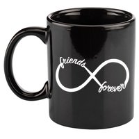 Friends Forever Infinity Symbol 11oz C Handle Ceramic Mug