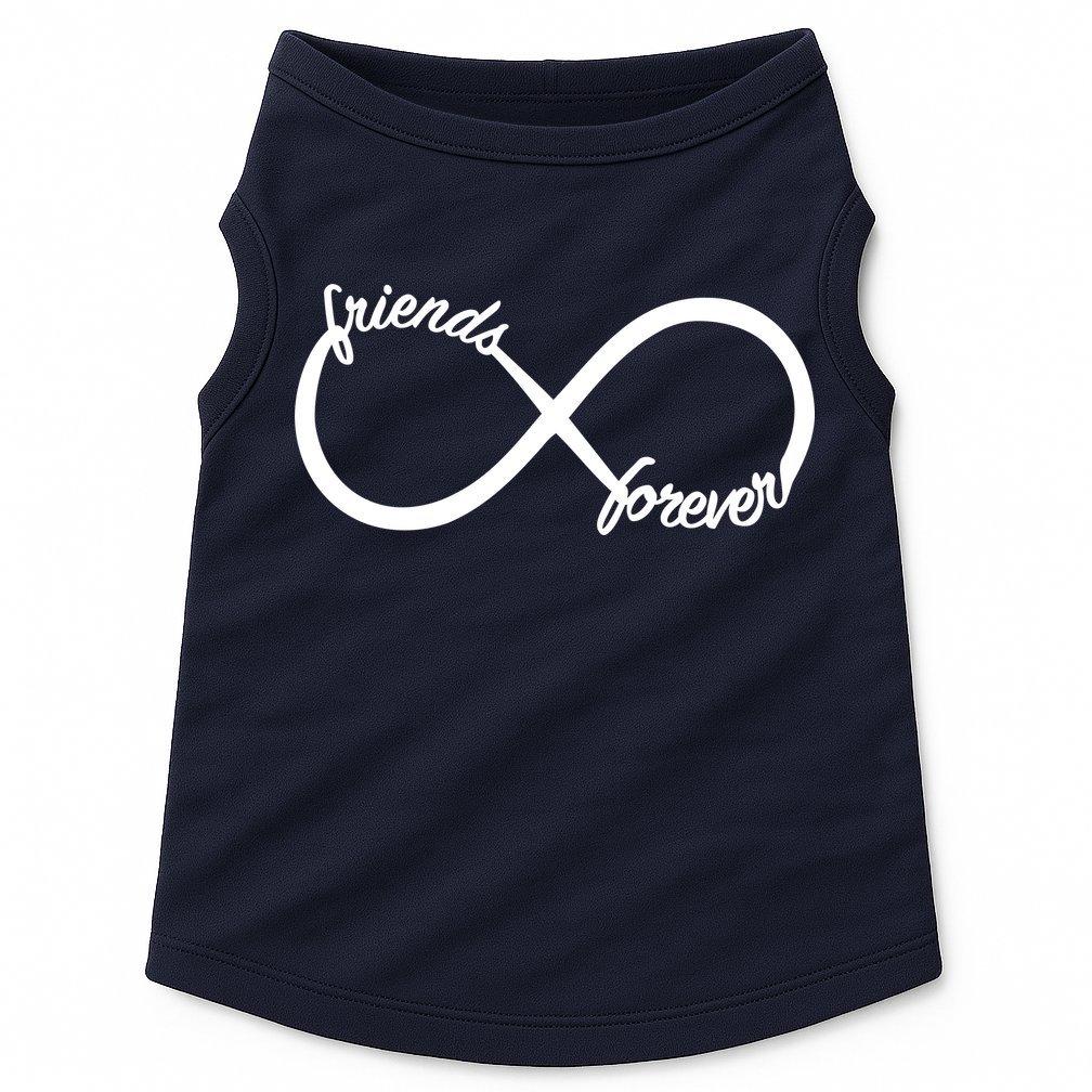Friends Forever Infinity Symbol Doggie Tank
