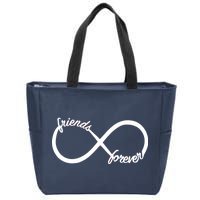 Friends Forever Infinity Symbol Zip Tote Bag