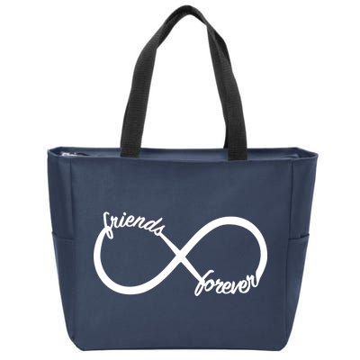 Friends Forever Infinity Symbol Zip Tote Bag