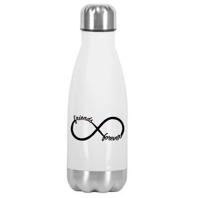 Friends Forever Infinity Symbol Stainless Steel Insulated Water Bottle