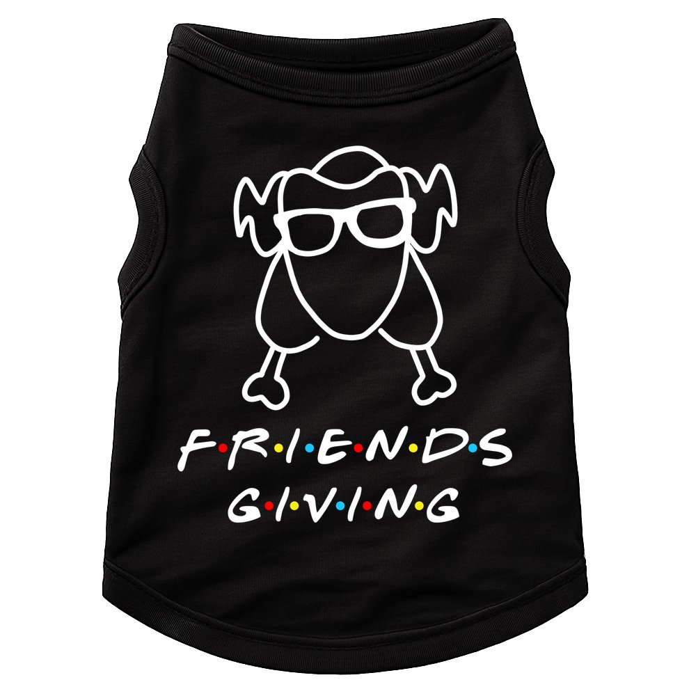 Friends Giving Funny Thanksgiving Doggie Tank