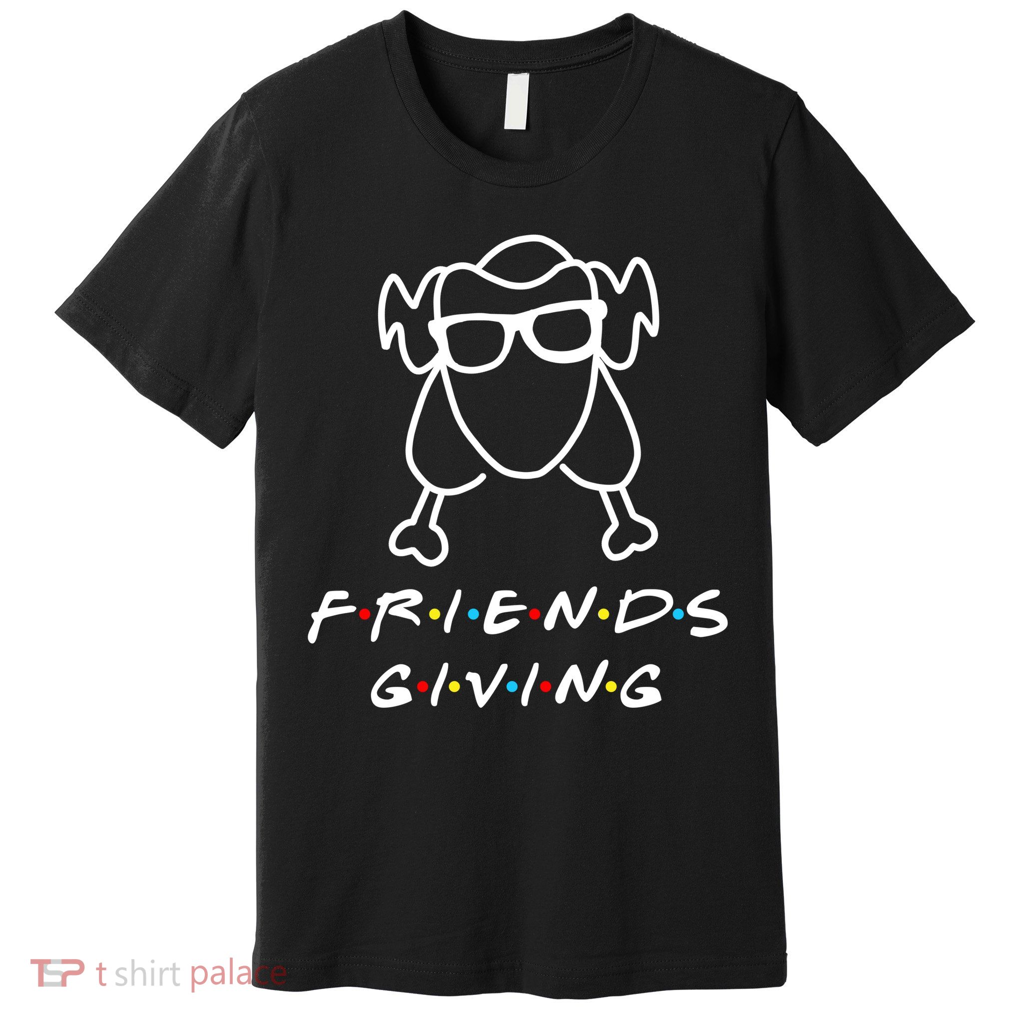 Friends Giving Funny Thanksgiving Premium T-Shirt