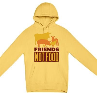 Friends Not Food Premium Pullover Hoodie