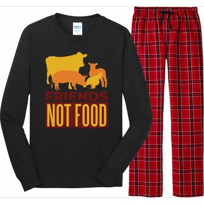 Friends Not Food Long Sleeve Pajama Set