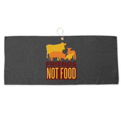 Friends Not Food Large Microfiber Waffle Golf Towel