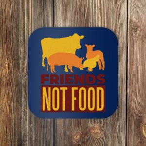 Friends Not Food Coaster