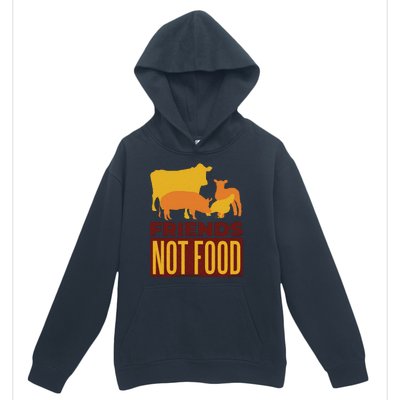 Friends Not Food Urban Pullover Hoodie